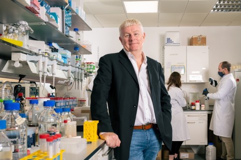 Photograph of Gideon Davies taken upon the renewal of his Royal Society Research Professorship.